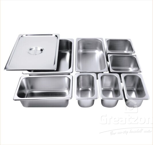 18.8 Stainless Steel Third Size Food Pan 1/3 1117S