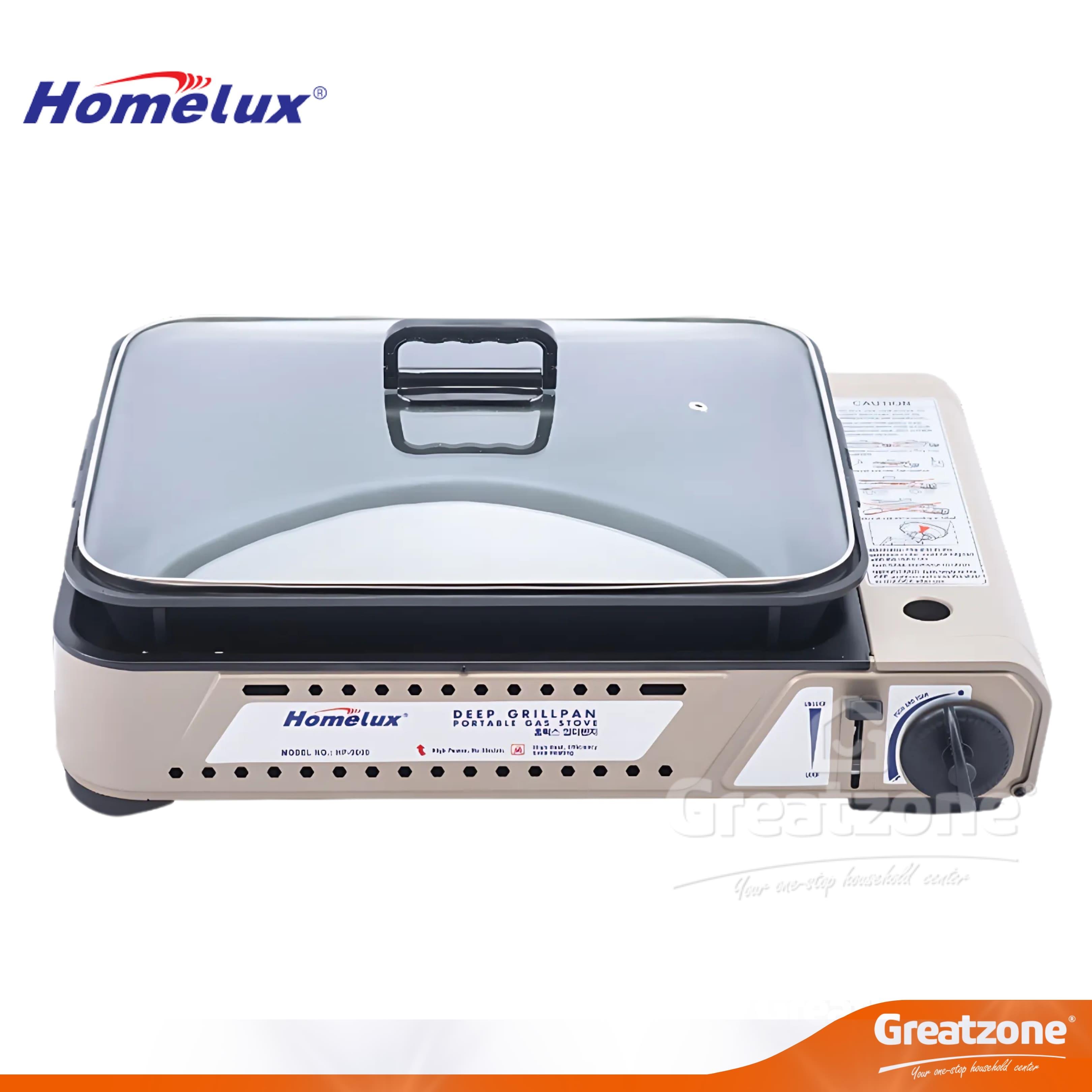 Homelux Deep Grillpan Portable Gas Stove HP-9000